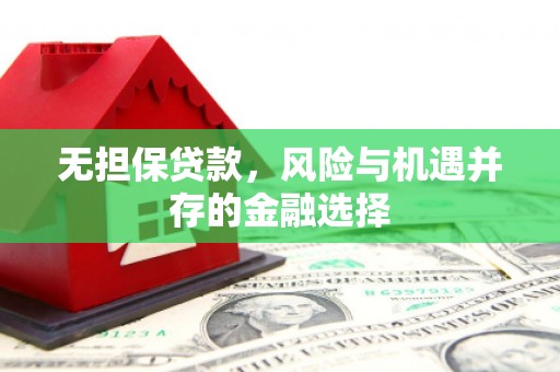 佳县无担保贷款，风险与机遇并存的金融选择