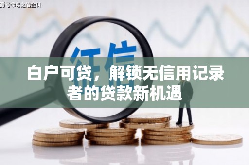 佳县白户可贷，解锁无信用记录者的贷款新机遇
