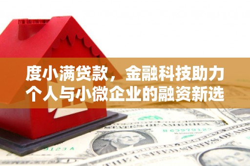 佳县度小满贷款，金融科技助力个人与小微企业的融资新选择