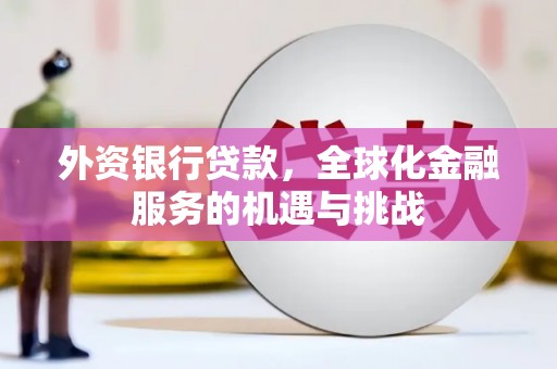 佳县外资银行贷款，全球化金融服务的机遇与挑战