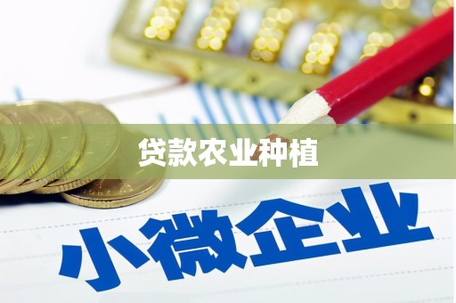 佳县贷款农业种植