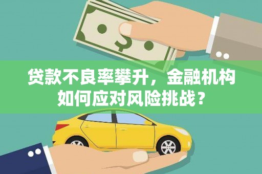 佳县贷款不良率攀升，金融机构如何应对风险挑战？