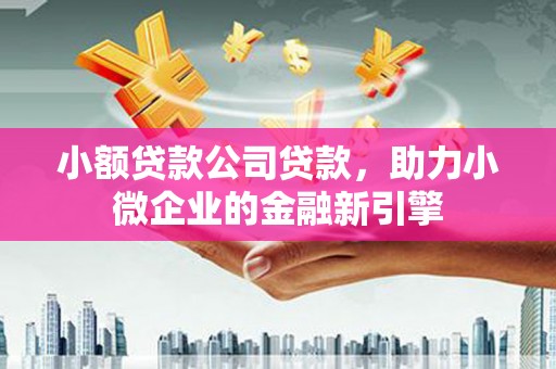 佳县小额贷款公司贷款，助力小微企业的金融新引擎