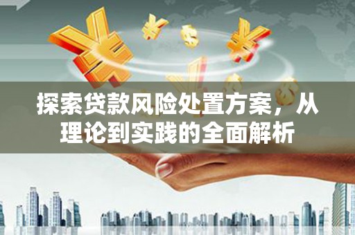 佳县探索贷款风险处置方案，从理论到实践的全面解析