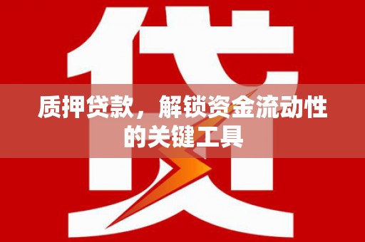 佳县质押贷款，解锁资金流动性的关键工具
