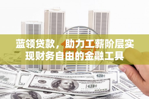 佳县蓝领贷款，助力工薪阶层实现财务自由的金融工具