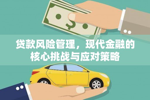 佳县贷款风险管理，现代金融的核心挑战与应对策略