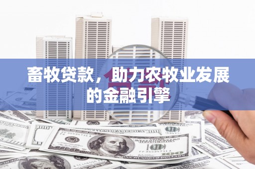 佳县畜牧贷款，助力农牧业发展的金融引擎