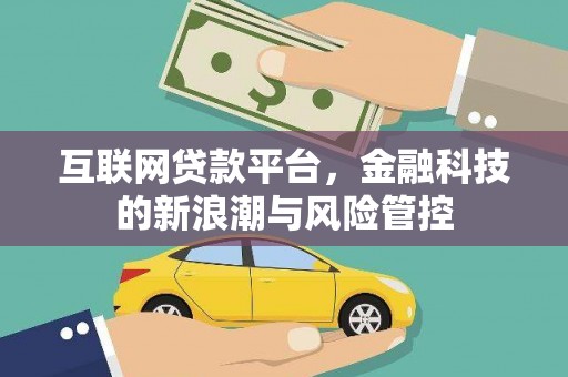 佳县互联网贷款平台，金融科技的新浪潮与风险管控