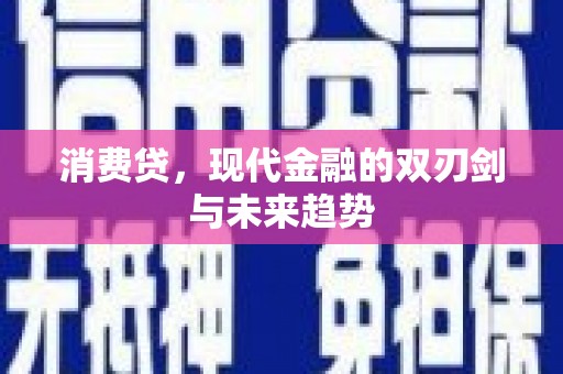 佳县消费贷，现代金融的双刃剑与未来趋势