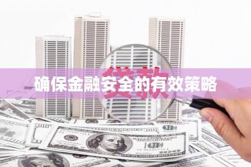 佳县确保金融安全的有效策略